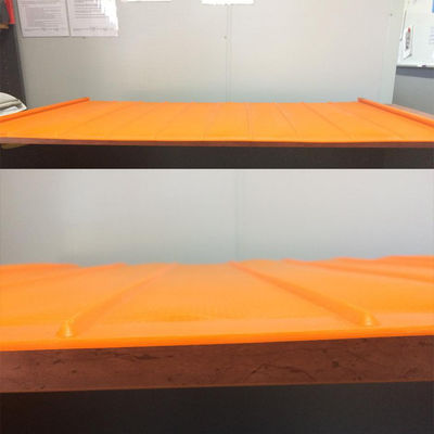 0.045 ~ 8.0mm Slot Boyutlu PU Ekran Açı OEM Kömür Yıkama Tesisi için