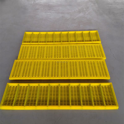 WS 85 PU ekran paneli 12'×24' Vibrating ekran için modüler poliüretan panel sistemi
