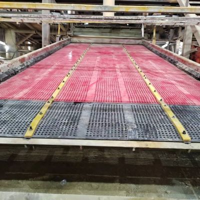 Madencilik Mesto titreşimli ekranlar kauçuk ekran panelleri 40*10mm Güvenilir