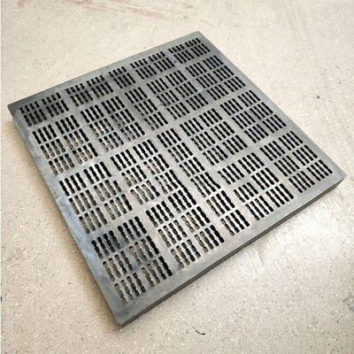 Madencilik titreşimli ekranlar için 30*8mm uzun dayanıklı kauçuk ekran paneli