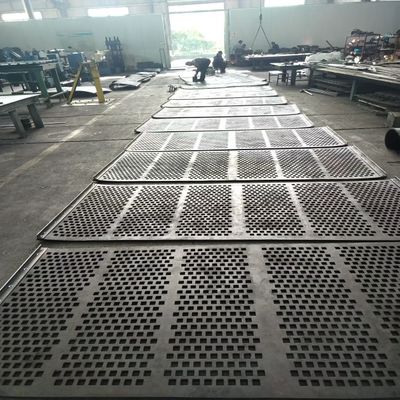 Madencilik titreşimli ekran 60 * 20mm Kauçuk ekran panelleri Yüksek performans