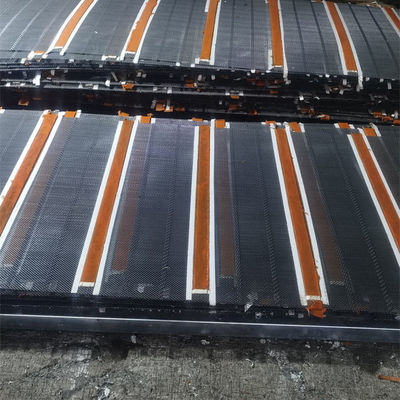 Stainless Steel Self Cleaning Wire Mesh with 1mm-65mm Aperture for High Throughput Mining Applications