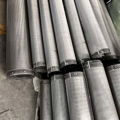 Rotex Ayırıcılar için Katlanmış Kenarlı SS316 Halkalı Elek