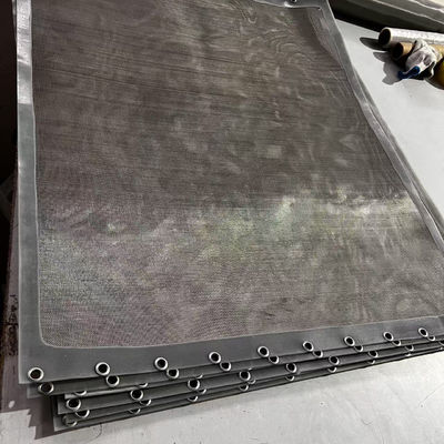 FDA-Compliant Grommet Screen with Transparent PU Edge and 46%-76.4% Open Area for Rotex Replacement